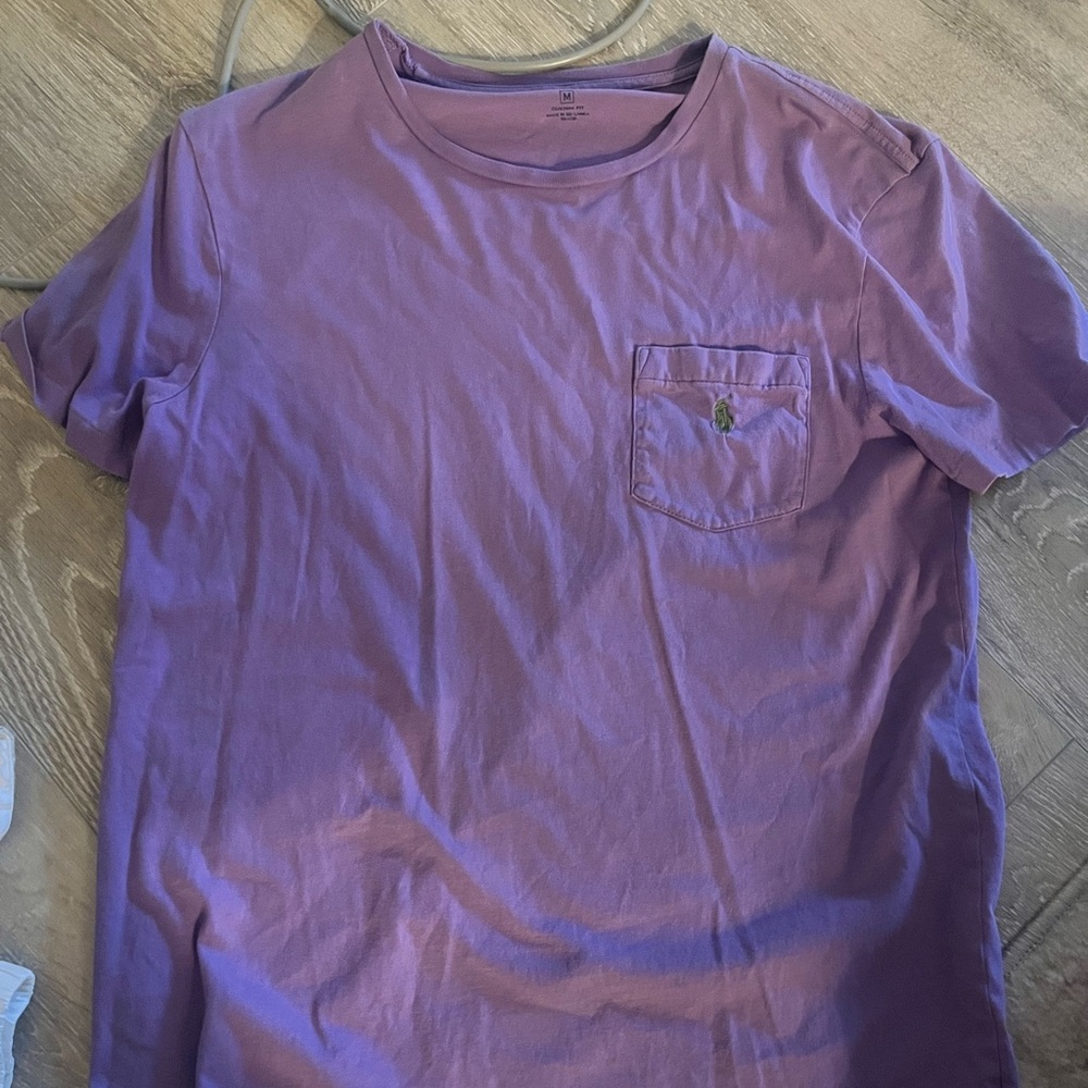 Polo by Ralph Lauren Lavender Pocket Crew Tee